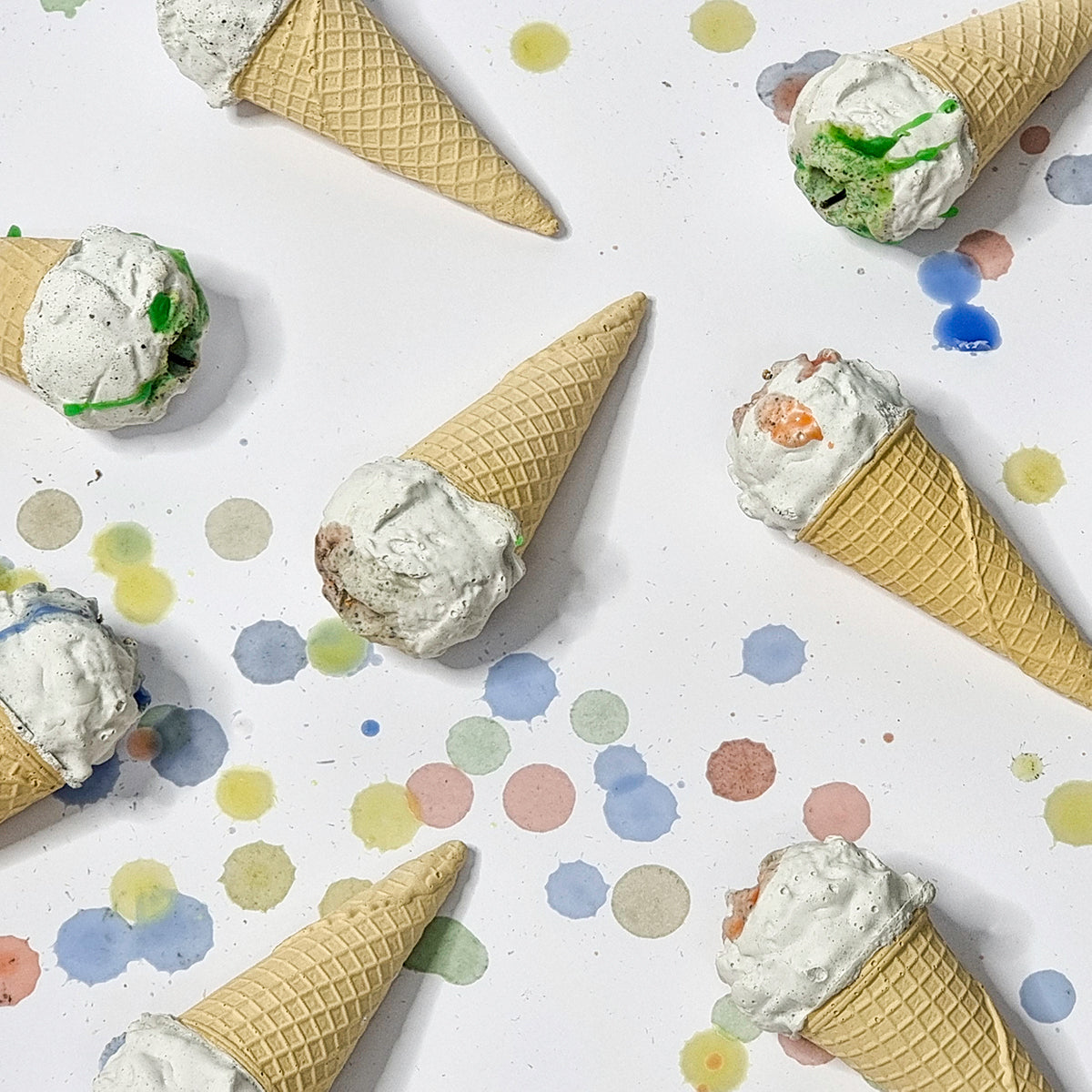 Ice Cream Hanukkah Menorah - The Original