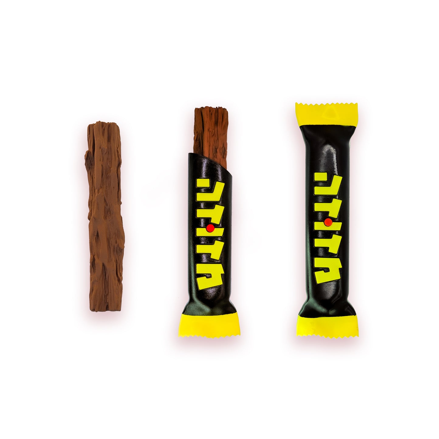 "Mekupelet" Candy Bar Mezuzah / Brown