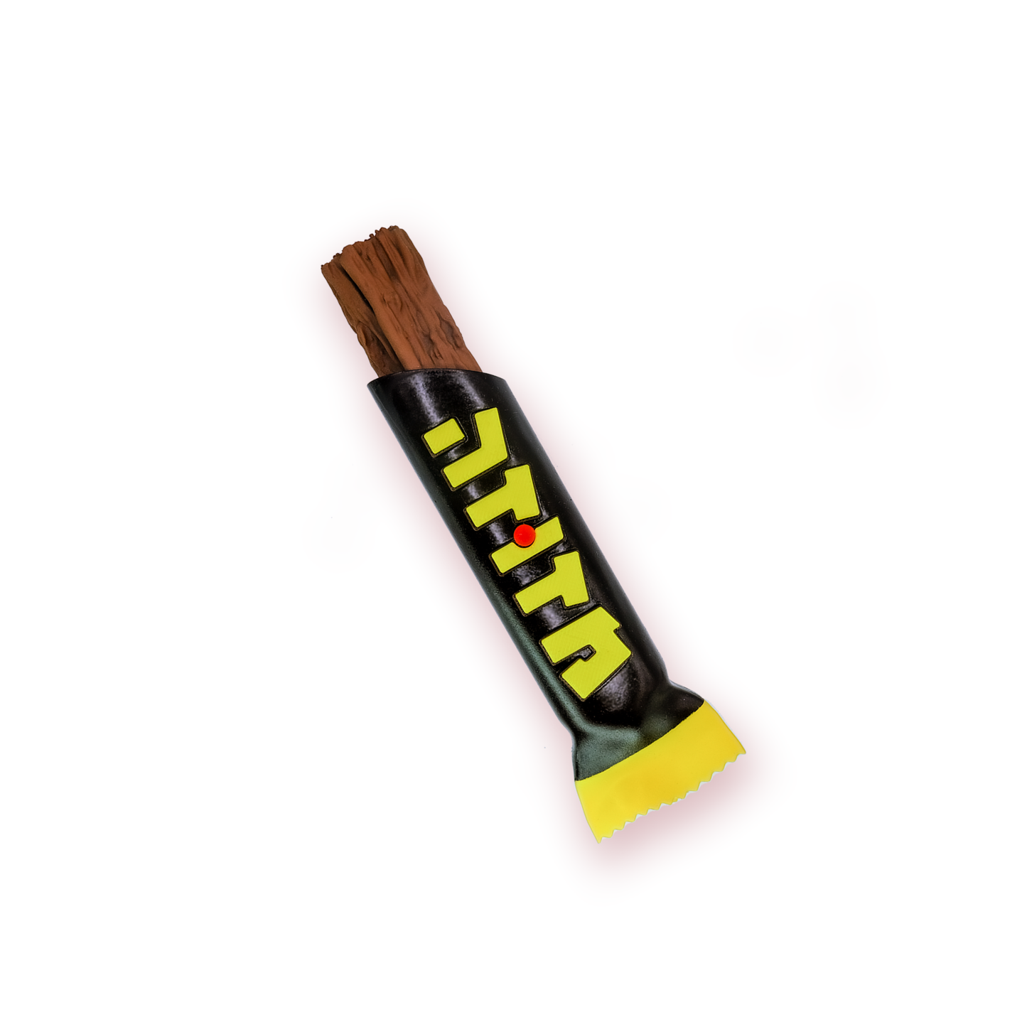 "Mekupelet" Candy Bar Mezuzah / Brown