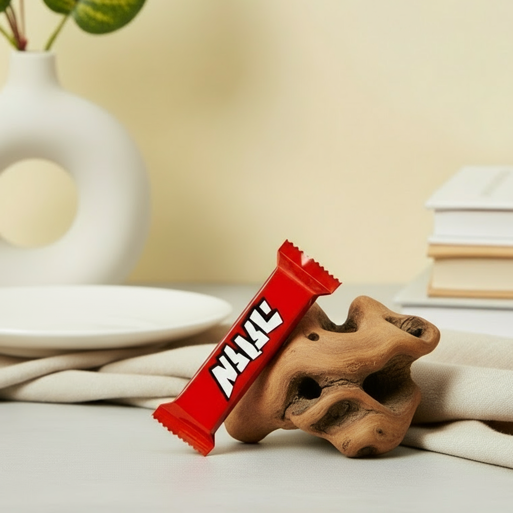 "Ta'ami" Candy Bar Mezuzah / Red