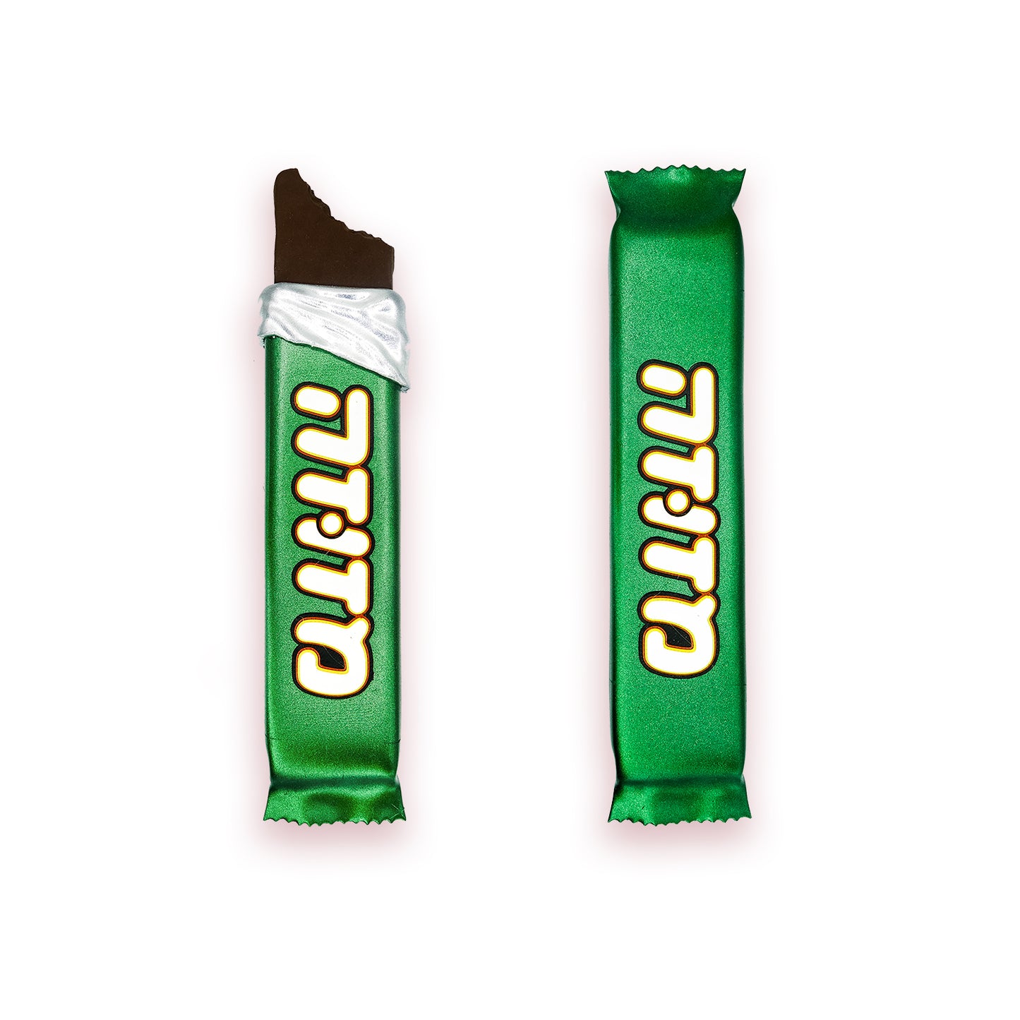 "Tortit" Candy Bar Mezuzah / Green