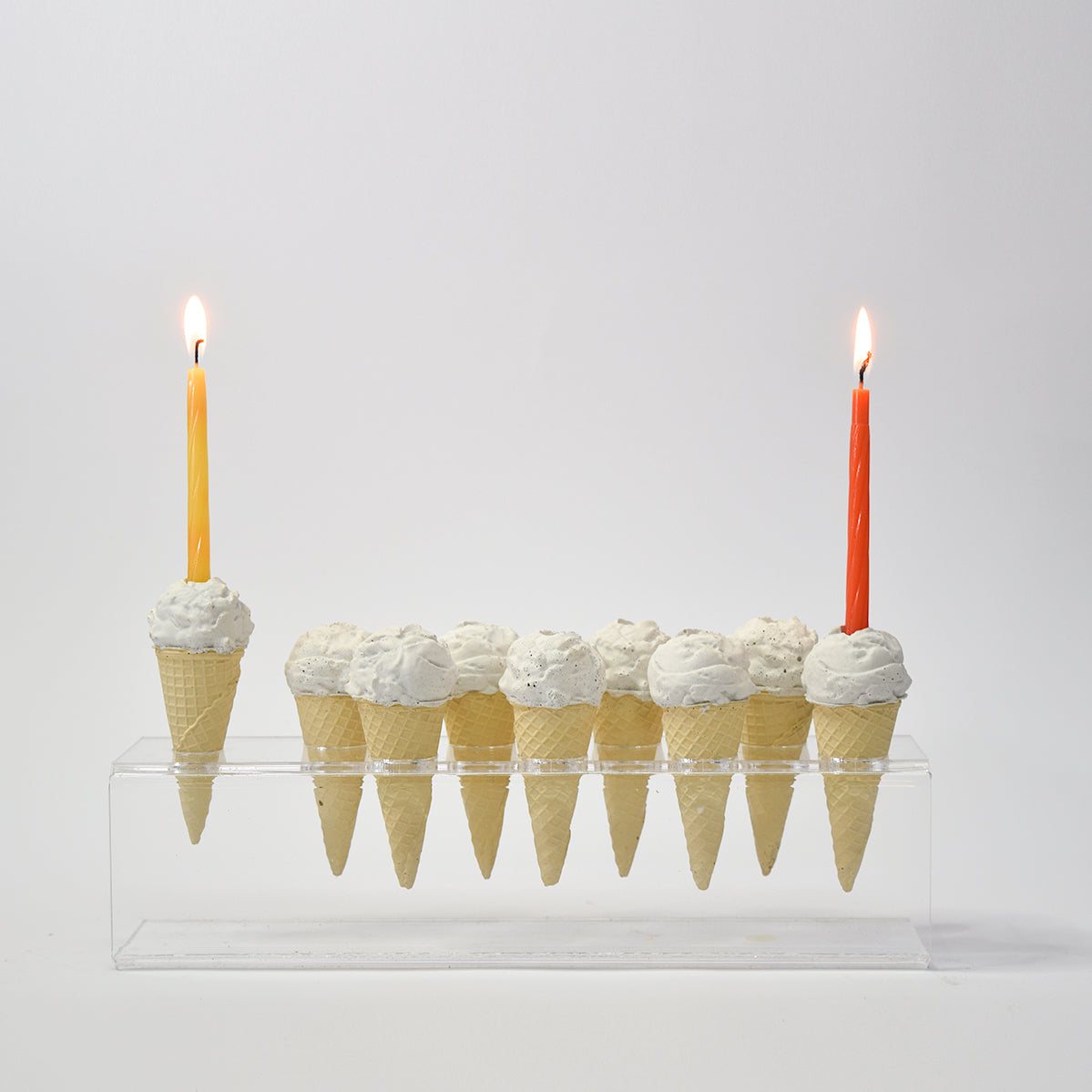 Ice Cream Hanukkah Menorah - The Original