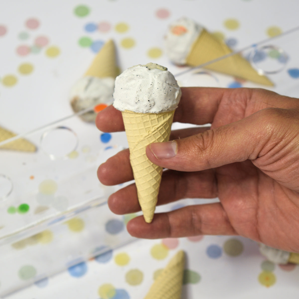 Ice Cream Hanukkah Menorah - The Original